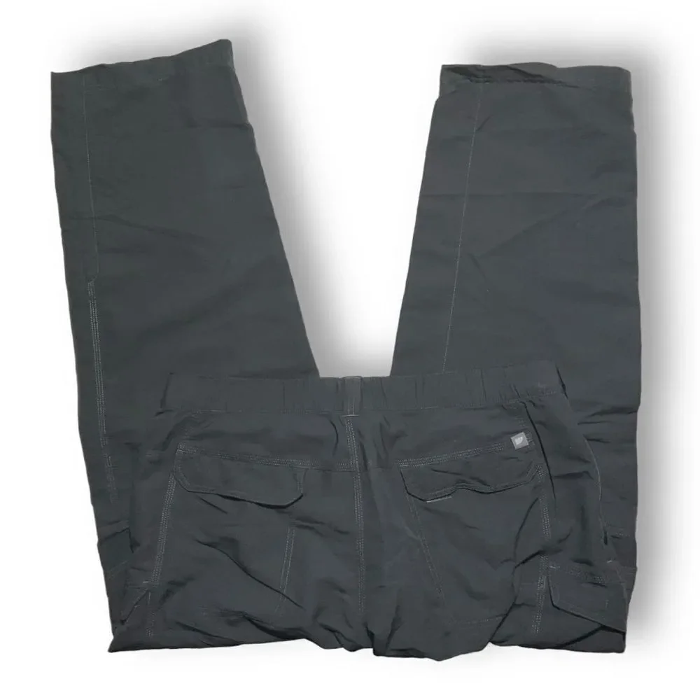 🧭 The North Face Dark Gray‎ Convertible Cargo Hiking Pants 👖➡️🩳 Men’s XL